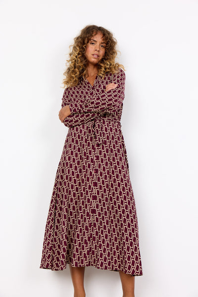 SC-VARLA 3 Dress Bordeaux