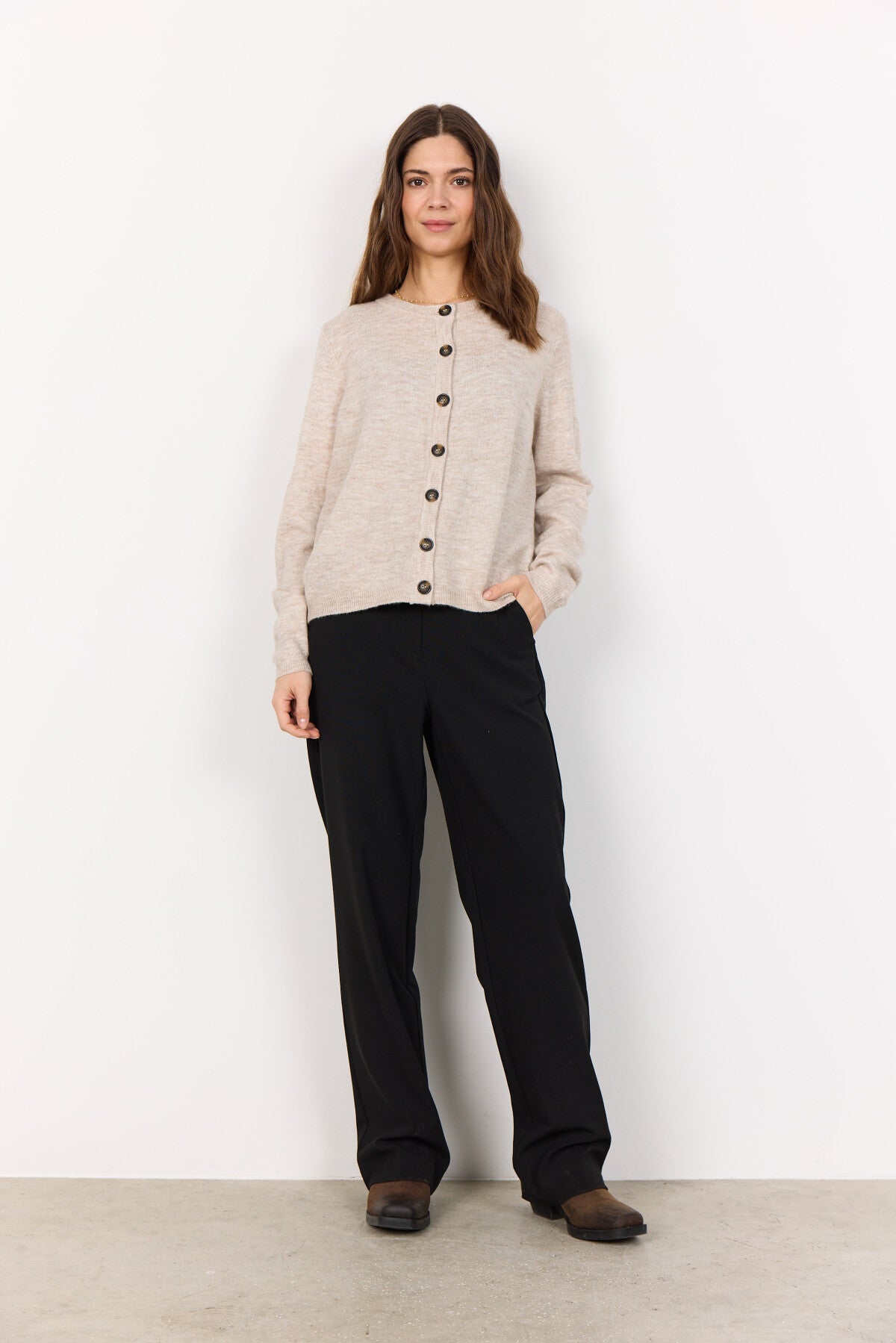 SC-ORLEAN 2 Cardigan Light sand