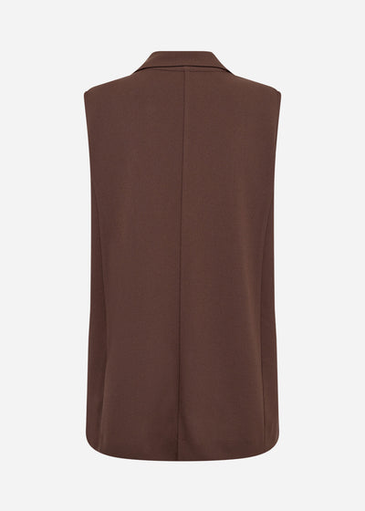 SC-SIHAM 87 Waistcoat Dark brown