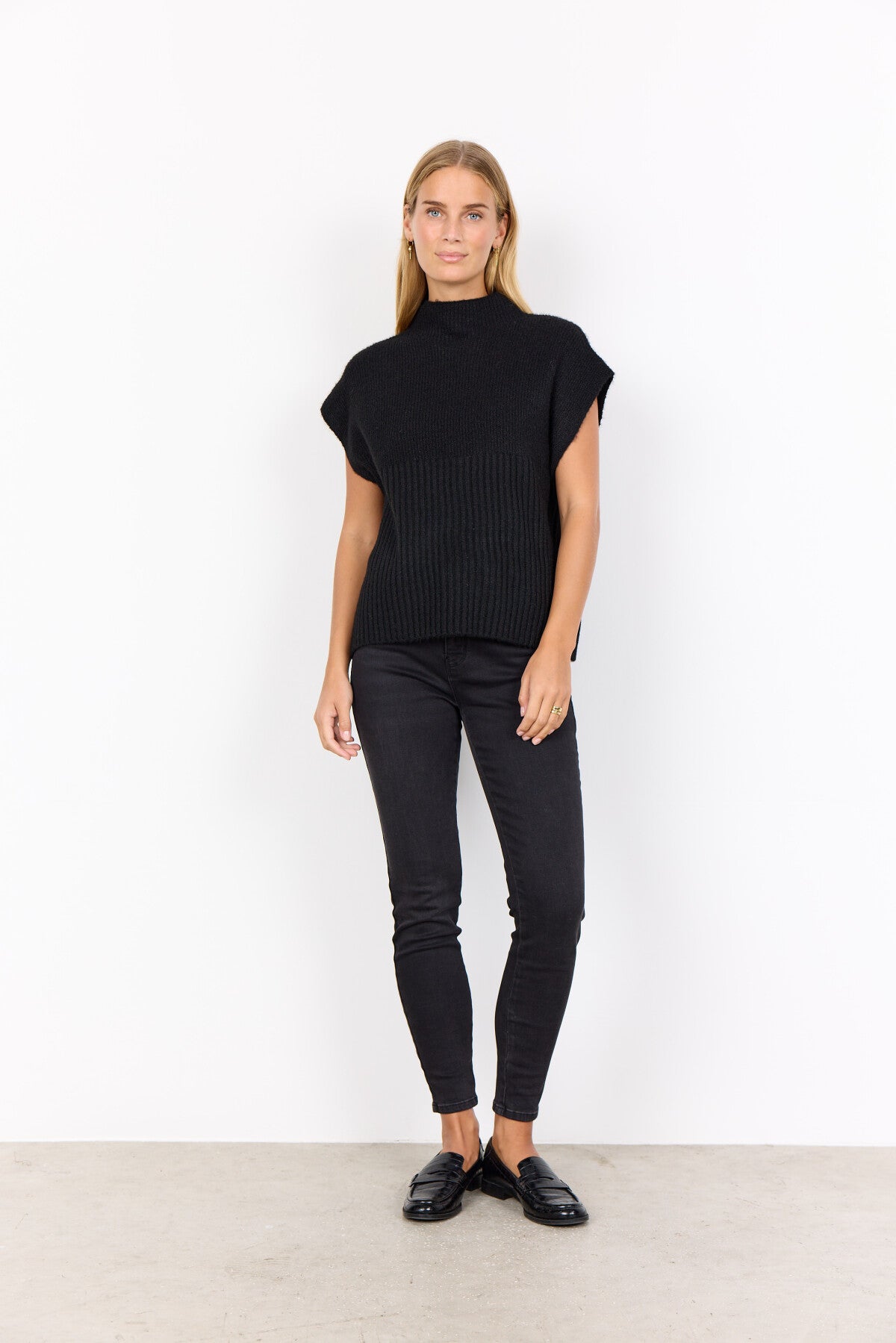 SC-VIRGINIA 1 Waistcoat Black