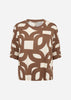 SC-FELICITY AOP 541 T-shirt Brown
