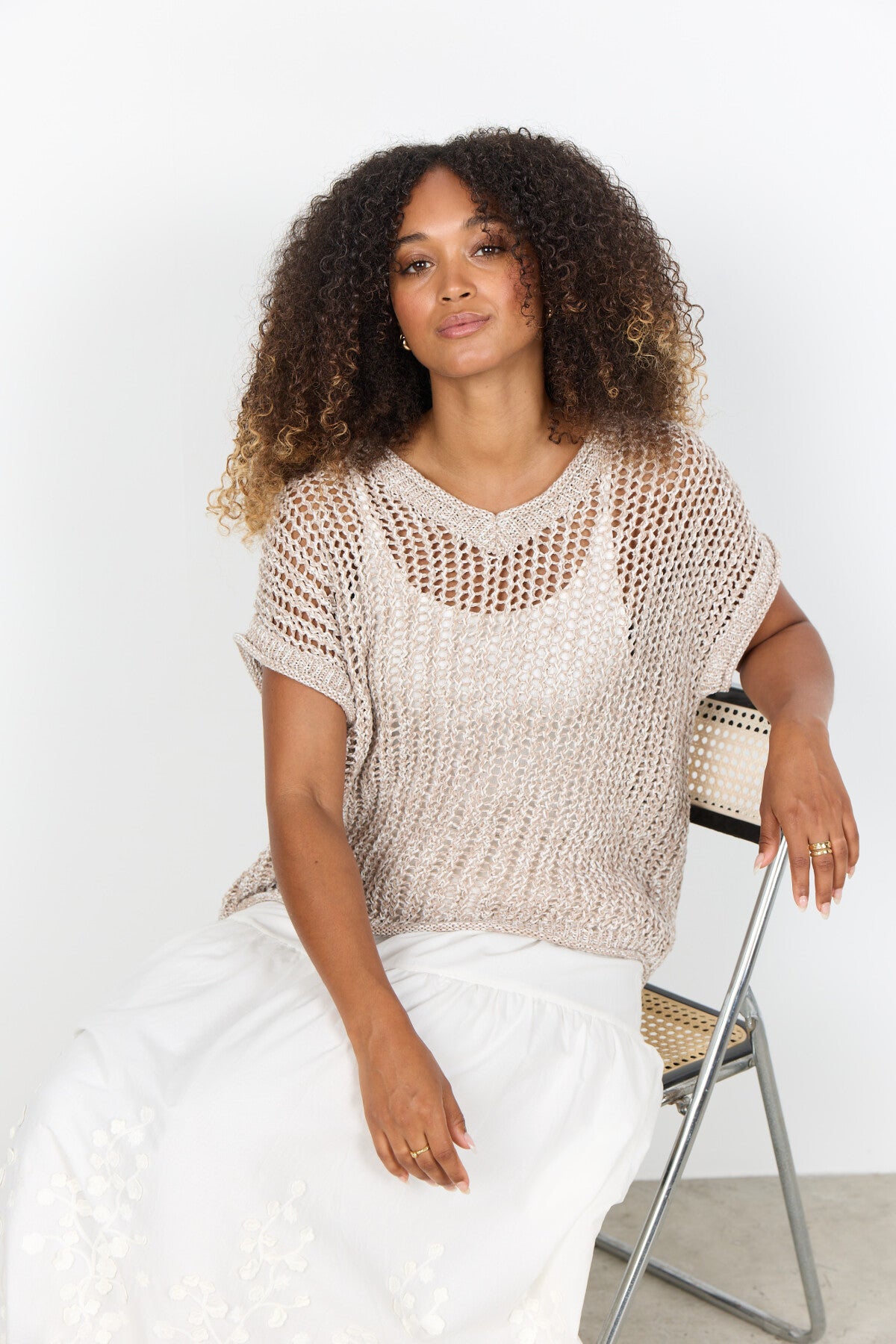 SC-RUDY 2 T-shirt in Cream from soyaconcept | Soyaconcept.com