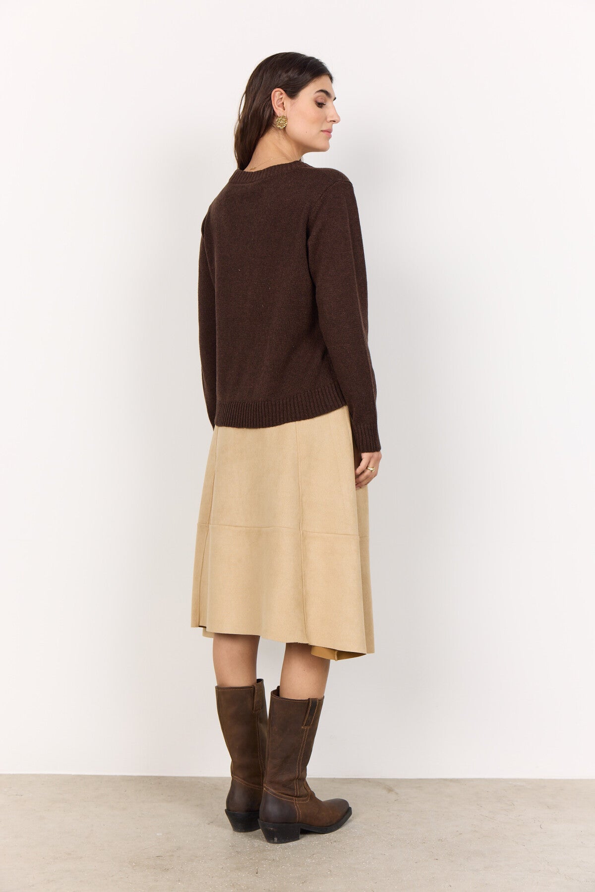 SC-VONNIE 1 Pullover Dark brown