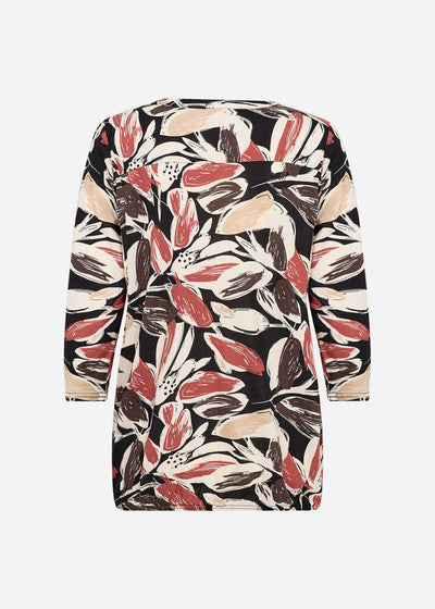 SC-FELICITY AOP 512 Blouse Rust red