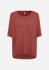 SC-BIARA 96 Blouse Rust red