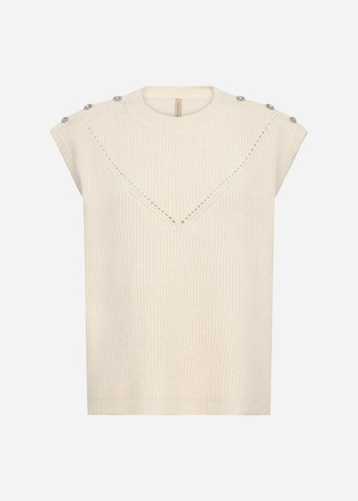 SC-AVALON 1 Waistcoat Cream