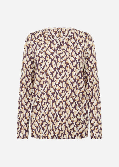 SC-FELICITY AOP 527 Blouse Purple