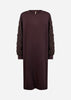 SC-BANU 346 Dress Dark plum