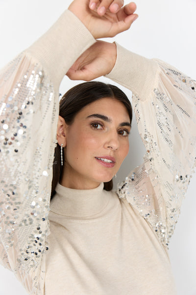 SC-DOLLIE 803 Pullover Cream