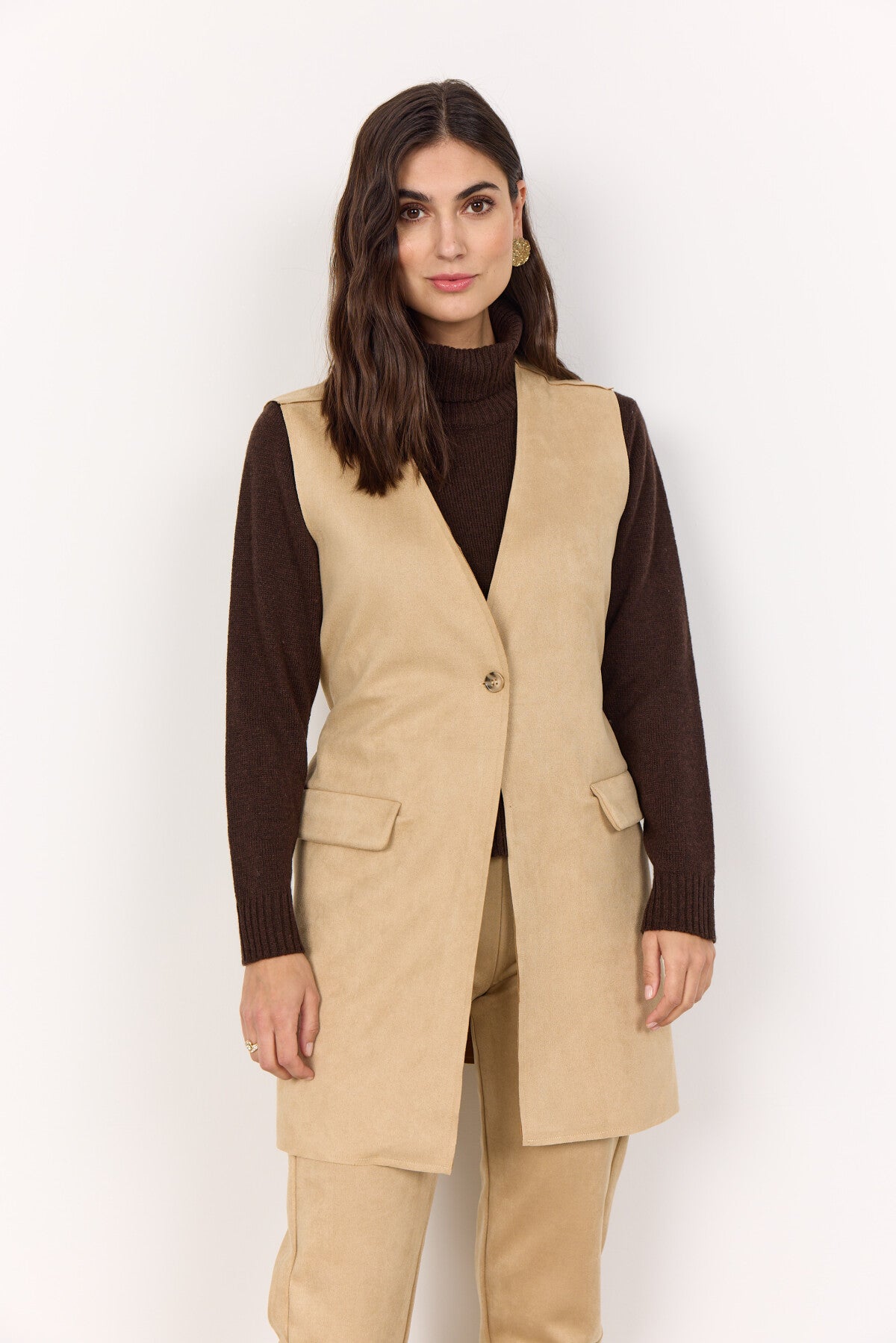 SC-VIKKA 2 Waistcoat Sand