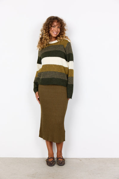 SC-ILENE 3 Pullover Dark green