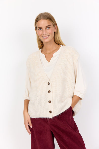 SC-TORINO 13 Waistcoat Cream