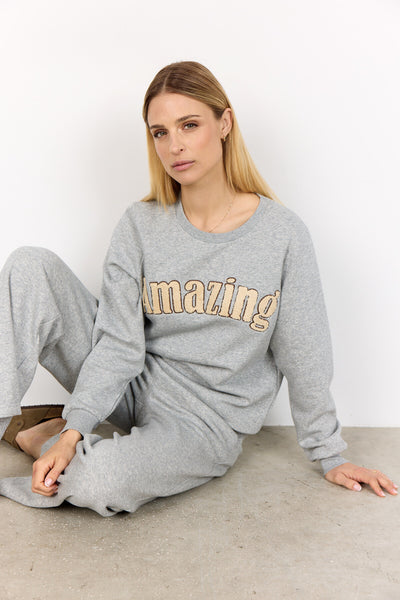 SC-ANGELIN 1 Sweatshirt Light grey