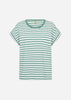 SC-RINA STRIPE 18 T-shirt Green