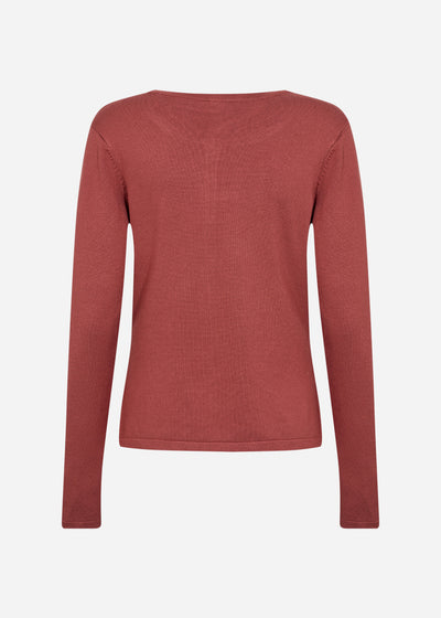 SC-DOLLIE 446 Cardigan Rust red