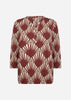 SC-FELICITY AOP 555 Blouse Ruby red