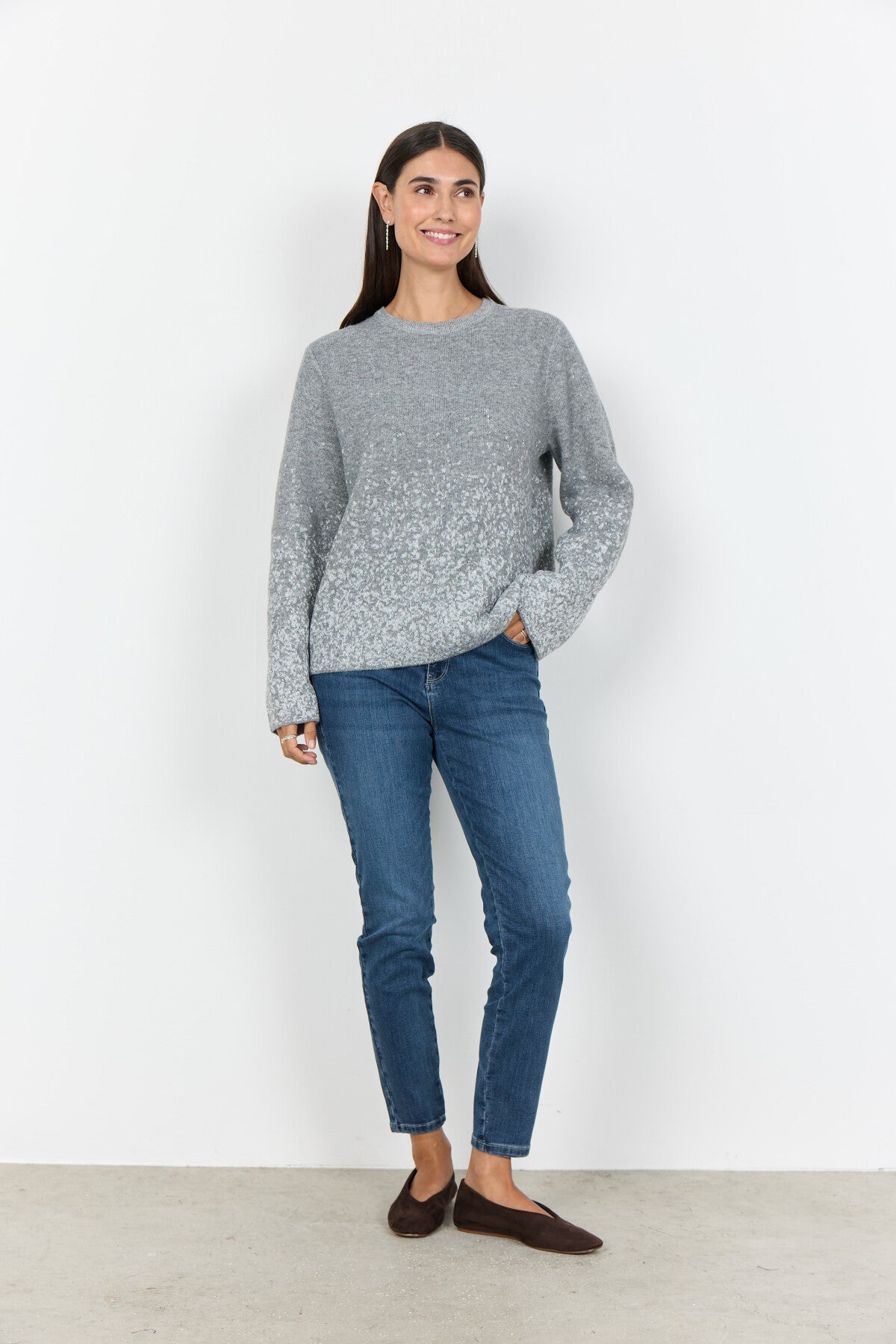 SC-AUDREY 1 Pullover Grey