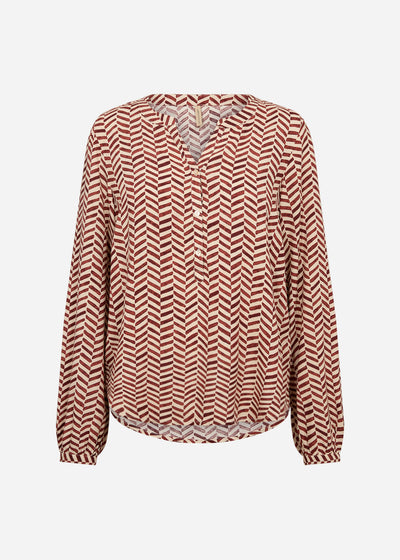 SC-SELIA 2 Blouse Rust red