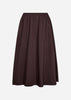 SC-JURINA 1 Skirt Dark plum