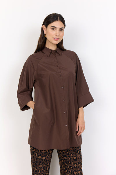 SC-NETTI 105 Tunic Dark brown