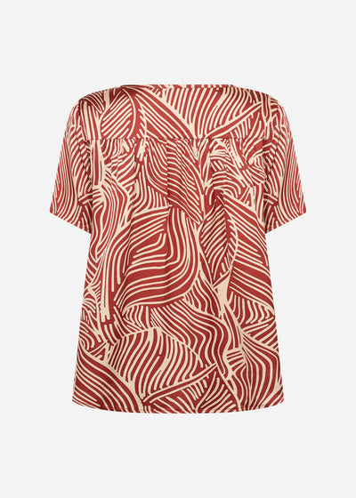 SC-SIGNORA 1 Blouse Rust red