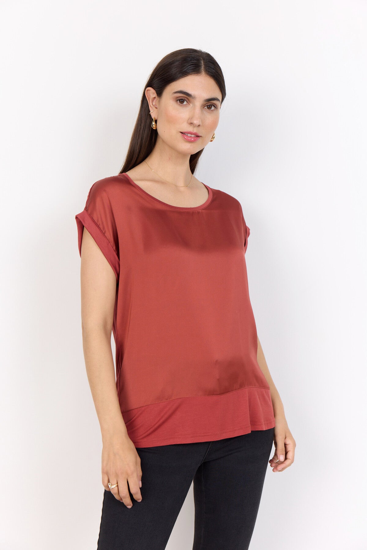 SC-THILDE 6 T-shirt Rust red