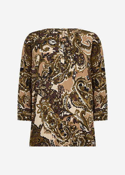 SC-FELICITY AOP 517 Blouse Dark green