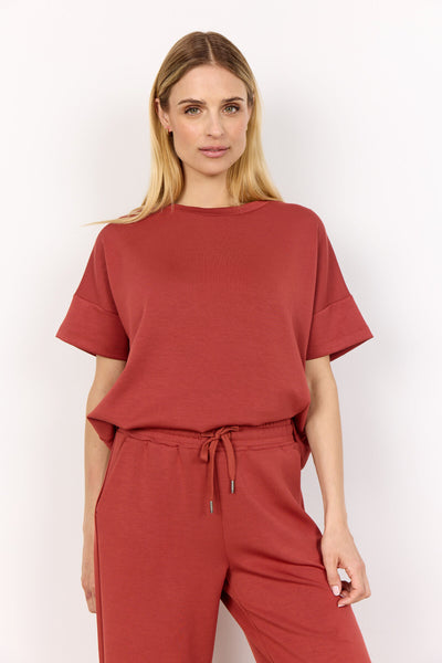 SC-BANU 184 T-shirt Rust red