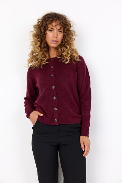 SC-ORLEAN 2 Cardigan Bordeaux