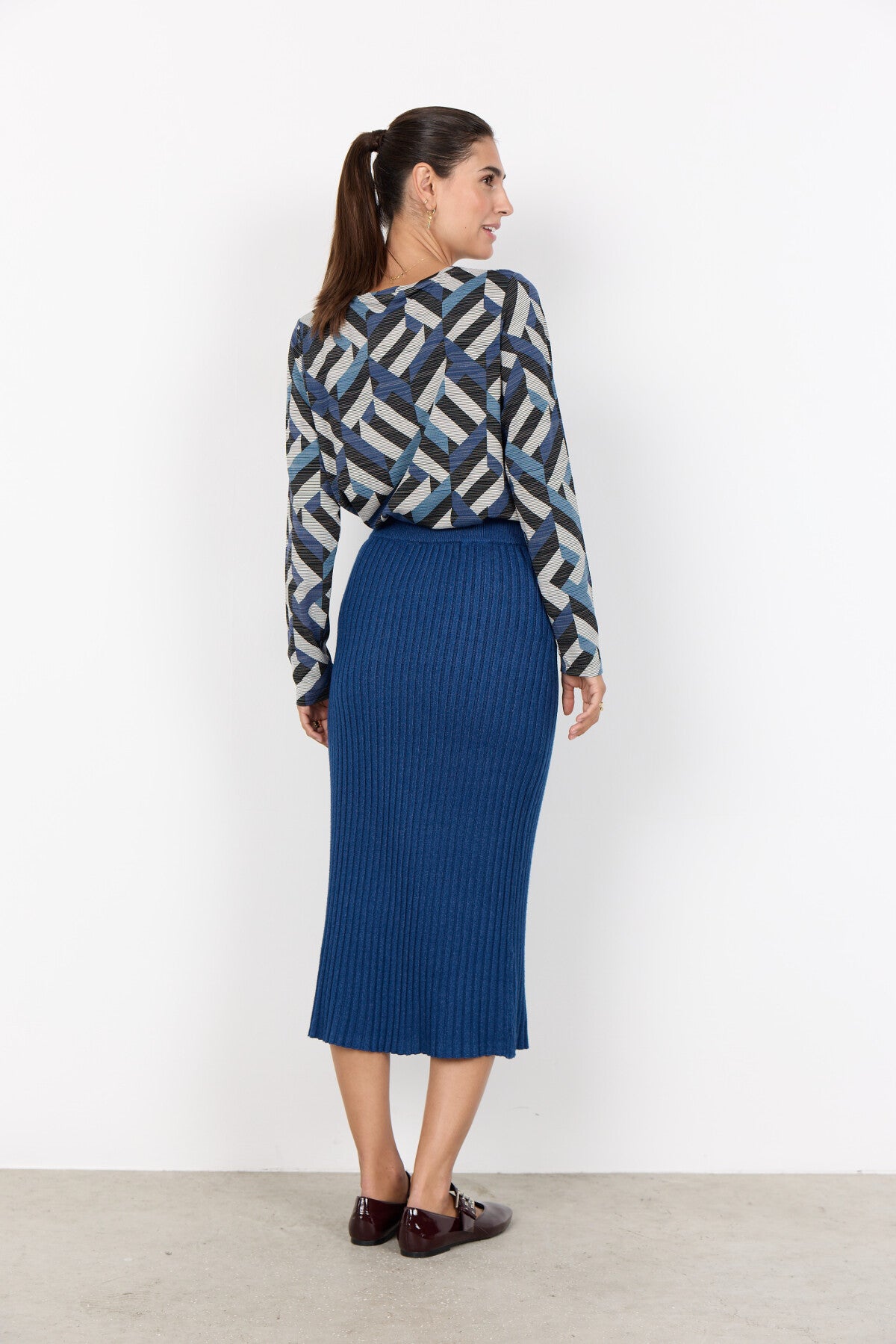 SC-KANITA 23 Skirt Dark blue