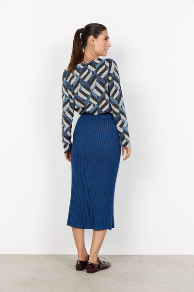 SC-KANITA 23 Skirt Dark blue