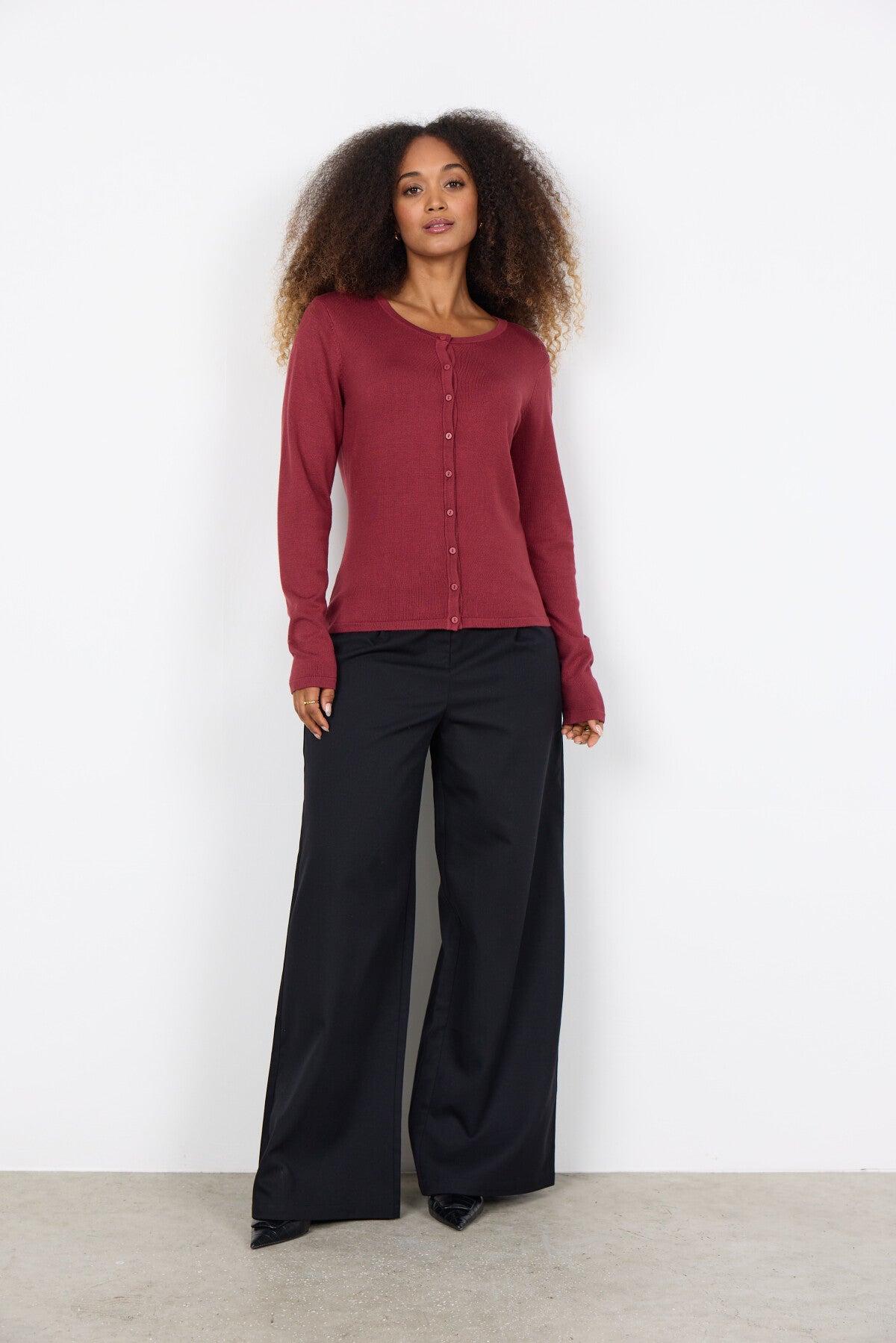 SC-DOLLIE 446 Cardigan Ruby red