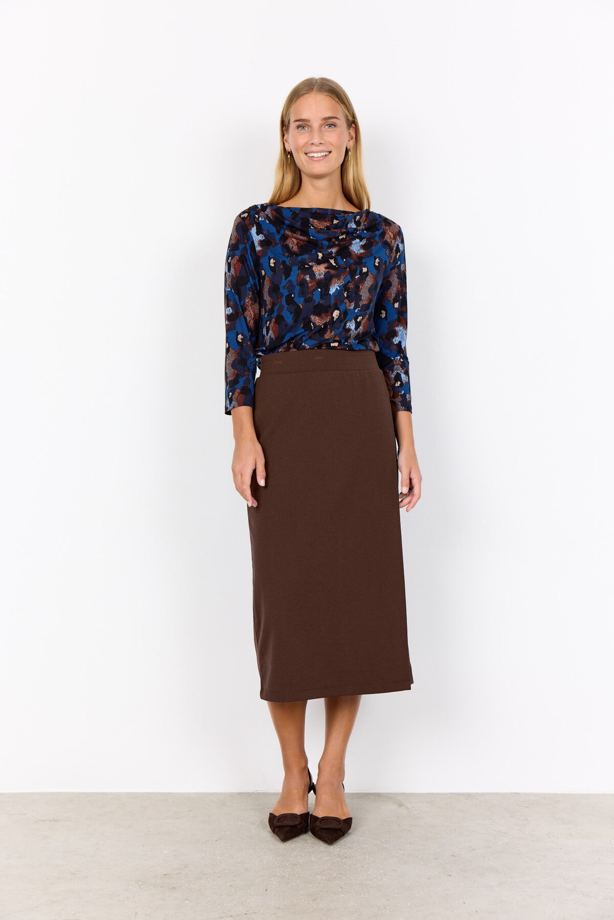 SC-SIHAM 93 Skirt Dark brown