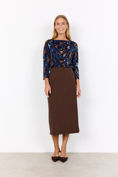 SC-SIHAM 93 Skirt Dark brown