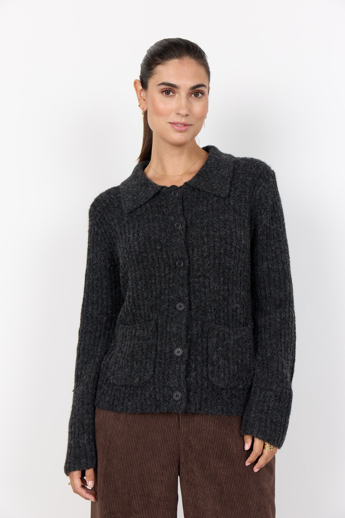 SC-TORINO 12 Cardigan Dark grey