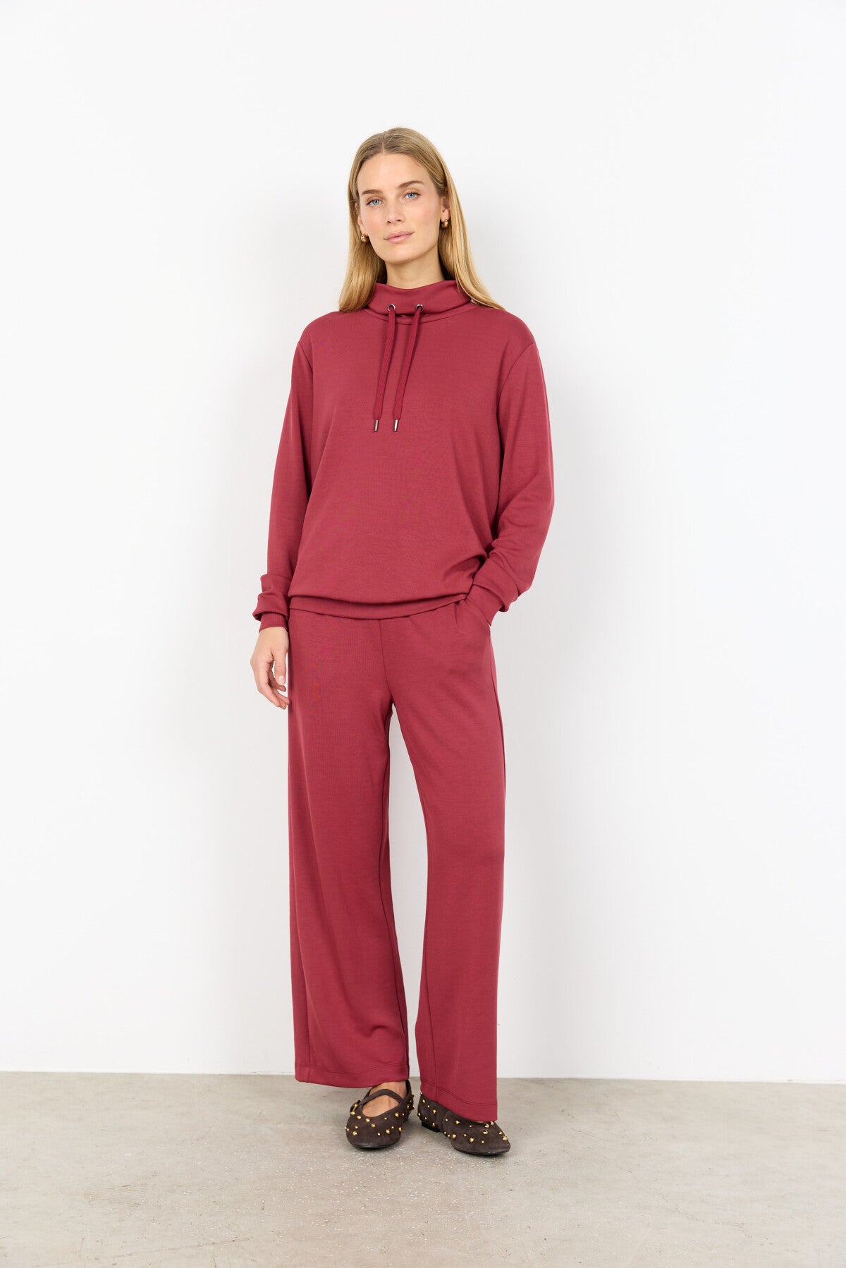 SC-BANU 125 Sweatshirt Ruby red