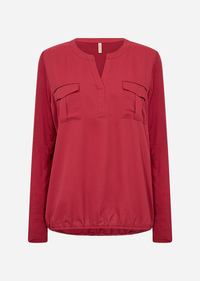 SC-HERMINE 1 Blouse Red