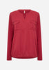 SC-HERMINE 1 Blouse Red