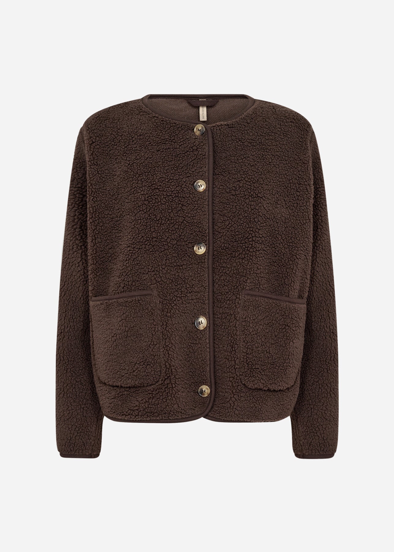 SC-ONYX 2 Cardigan in Dark brown from soyaconcept | Soyaconcept