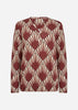 SC-FELICITY AOP 556 Blouse Ruby red