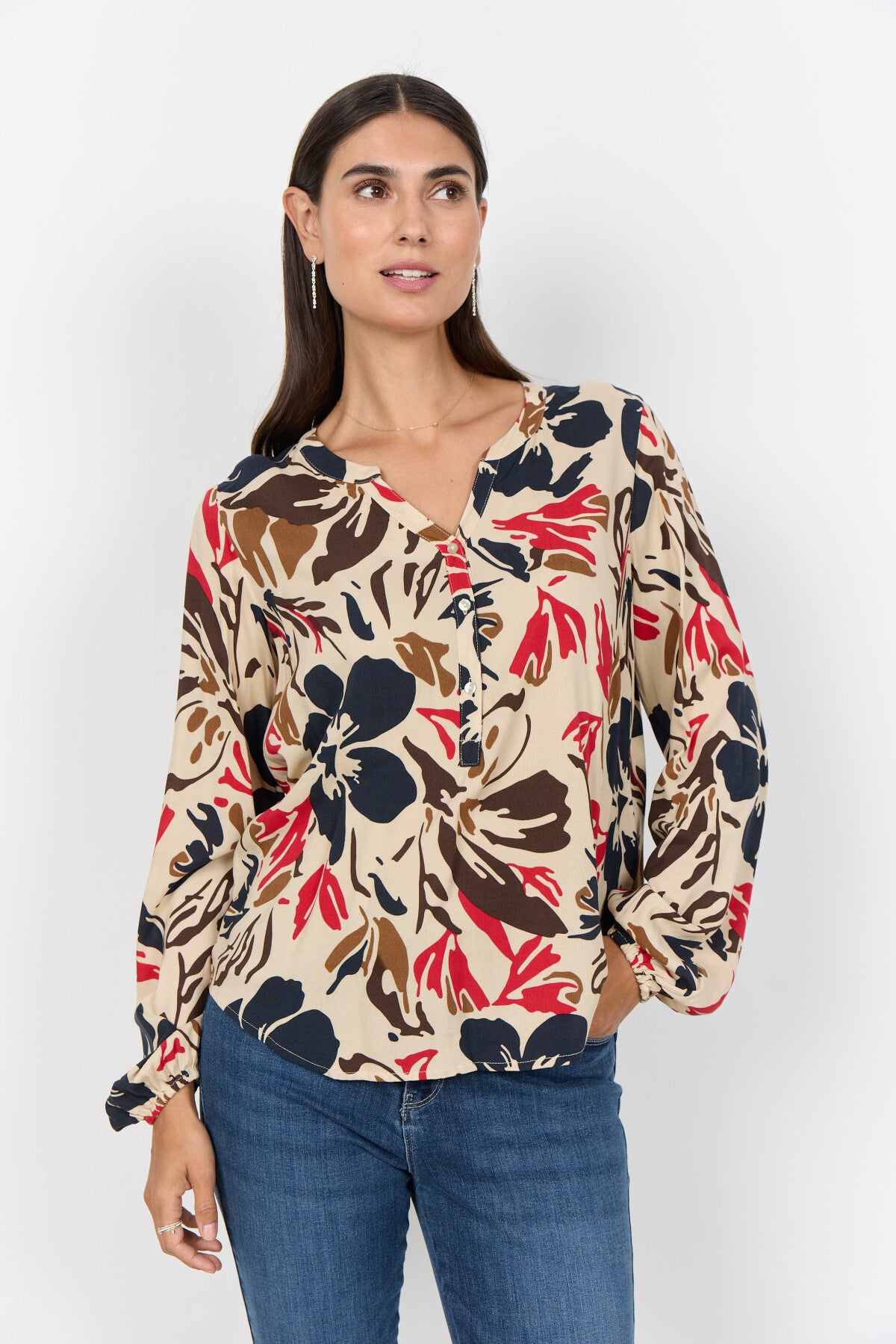 SC-ANNEMAI 1 Blouse Red