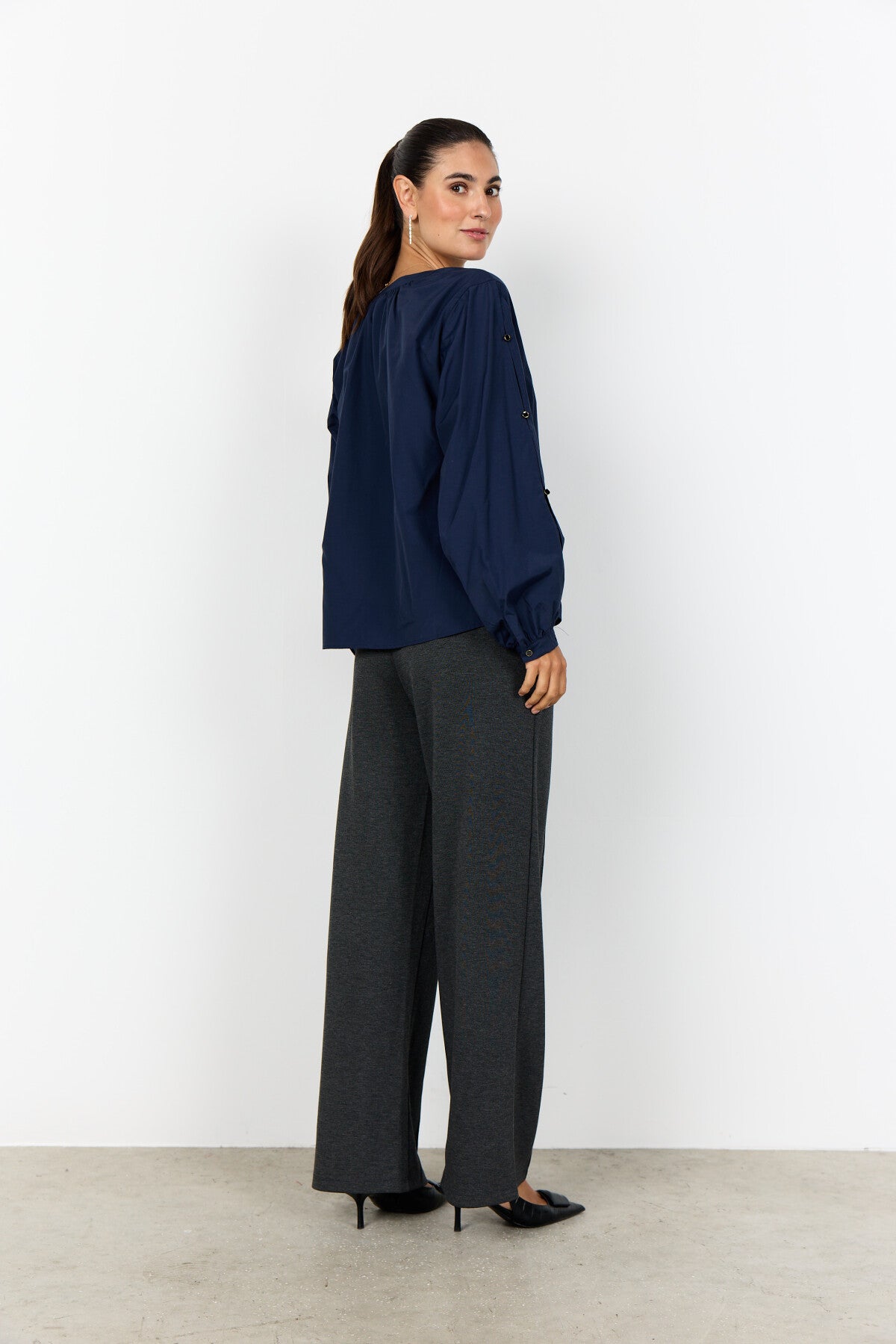 SC-NETTI 112 Blouse Dark blue