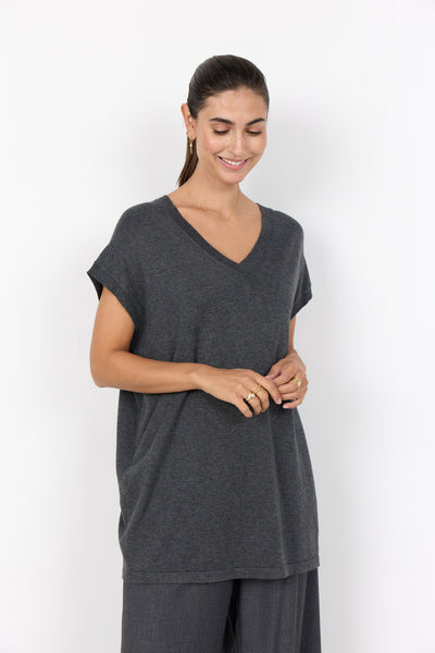 SC-DOLLIE 797 Waistcoat Dark grey