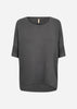 SC-BIARA 96 Blouse Dark grey