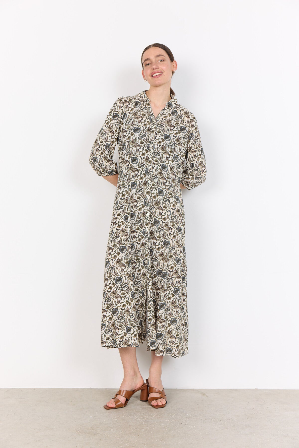 SC-SAMEA 3 Dress Olive