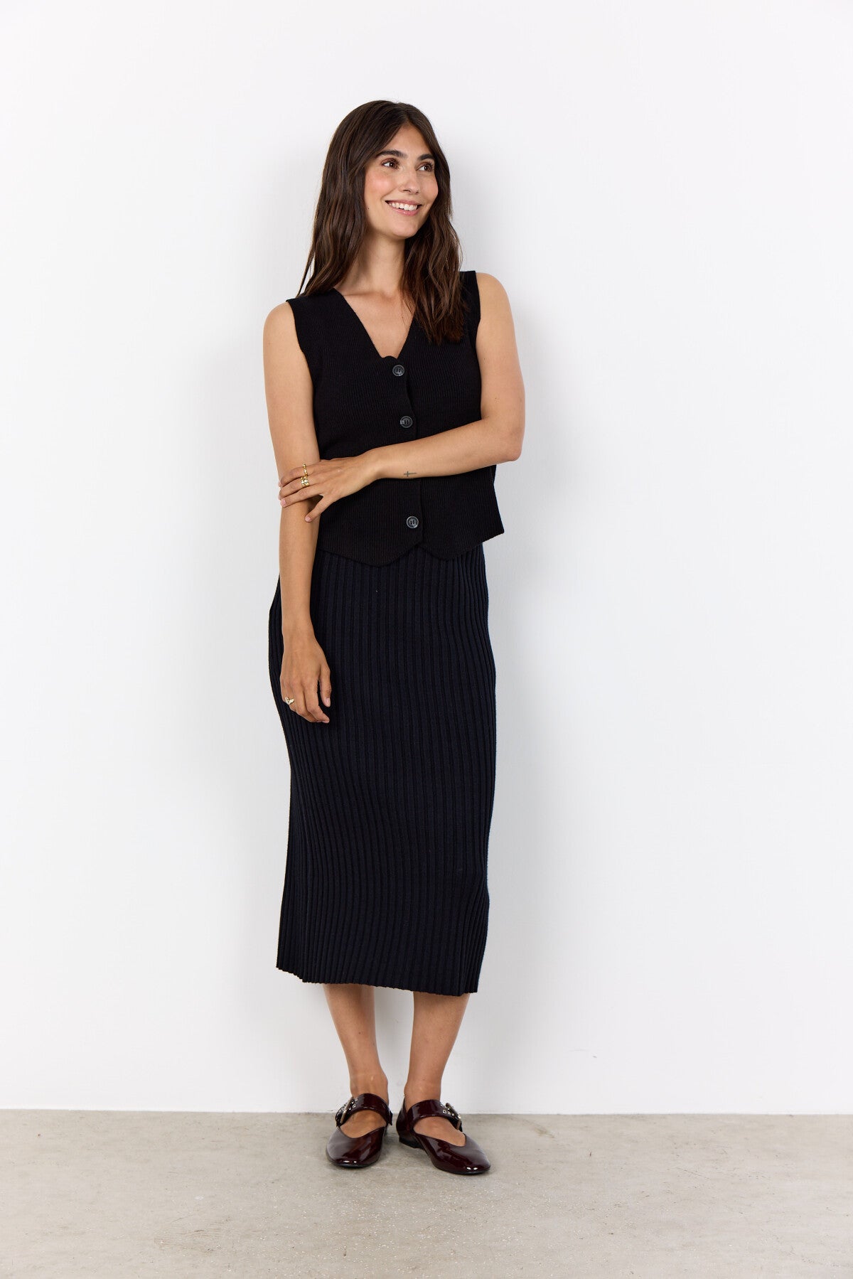 SC-KANITA 27 Waistcoat Black