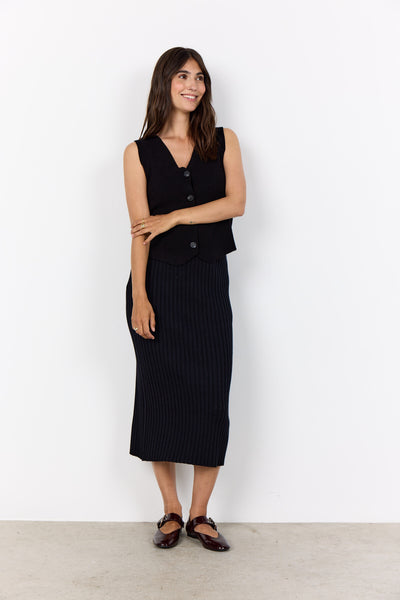 SC-KANITA 27 Waistcoat Black