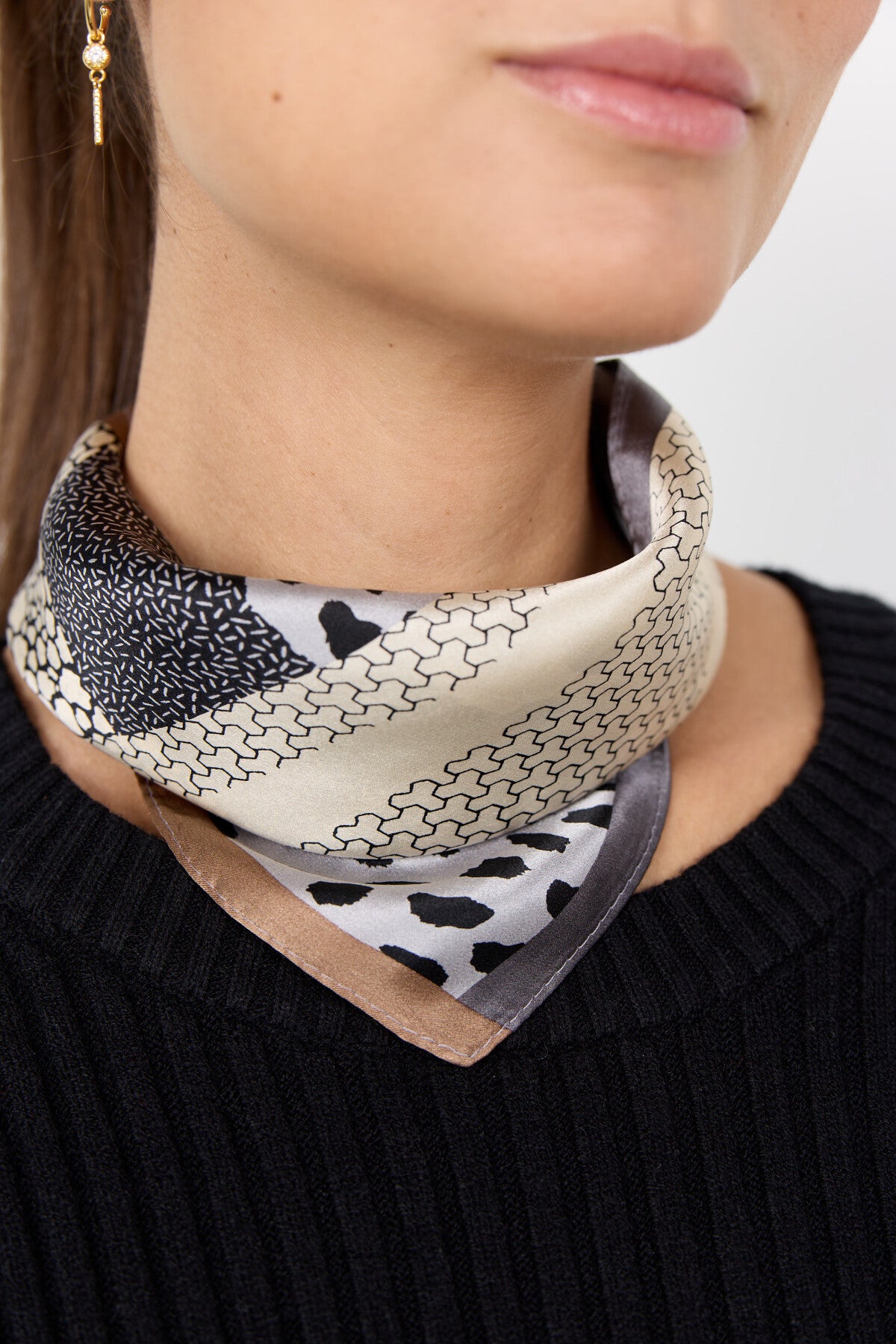 SC-VIVA 1 Scarf Dark grey