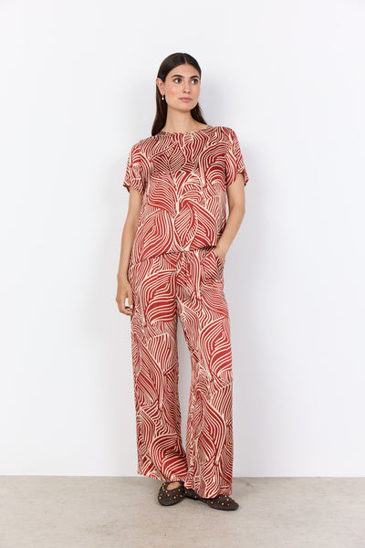 SC-SIGNORA 1 Blouse Rust red