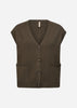 SC-KANITA 37 Waistcoat Dark green